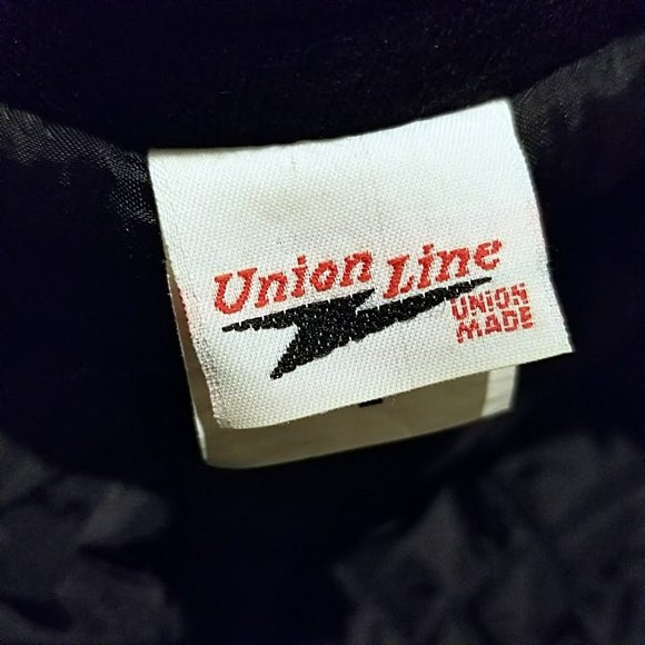 Vintage FORD UAW Sandusky Ohio ACH Jacket L Wool Blend Leather Union Line Coat - Picture 9 of 11